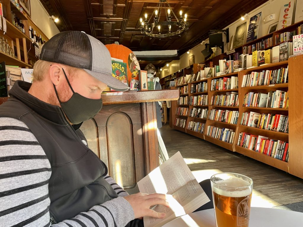 Troy Klongerbo reading in Hudson, NY