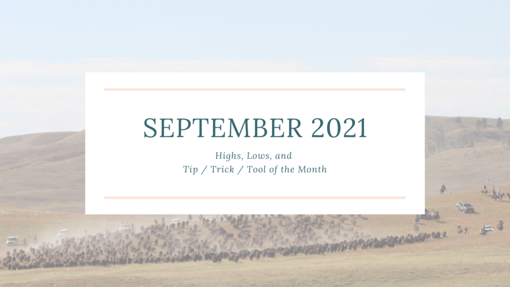Sarah Klongerbo Blog Banner Image for September 2021