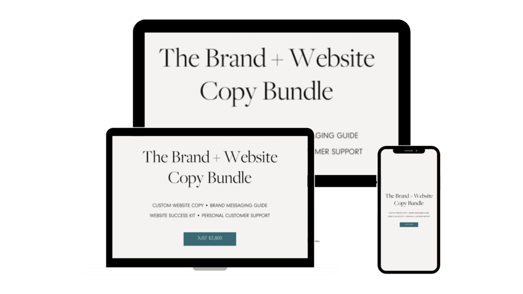The Brand and Website Copy Bundle
