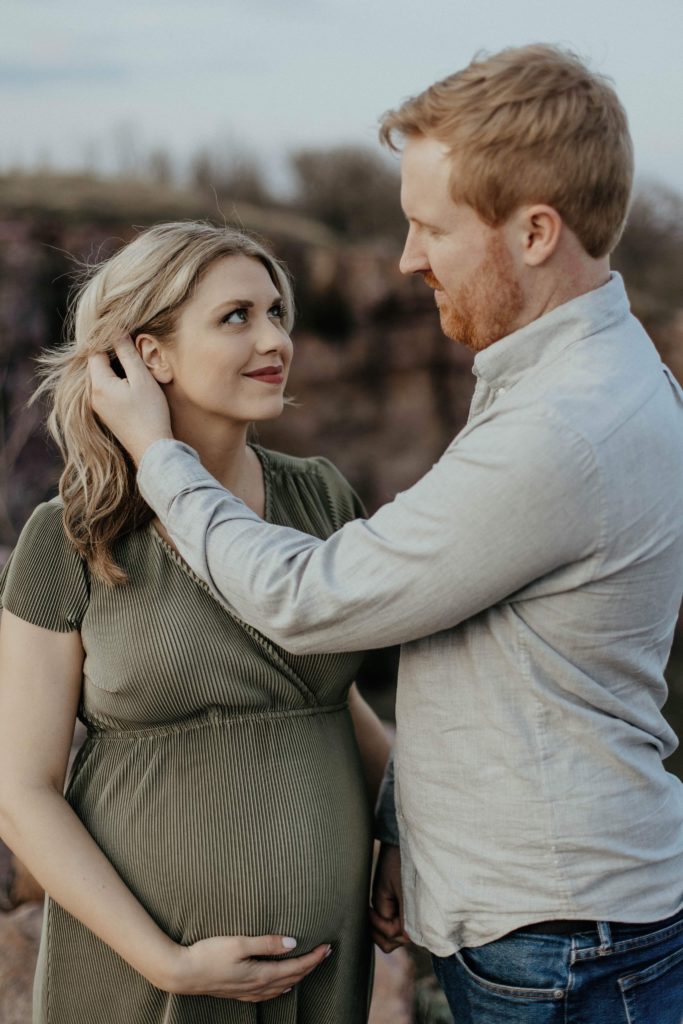 Troy and Sarah Klongerbo's maternity photos