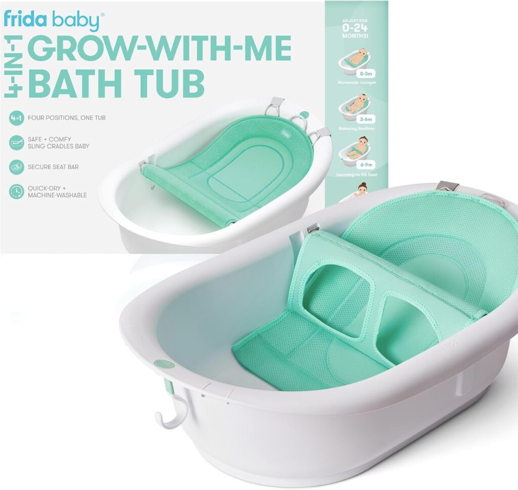 FridaBaby 4-in-1 Grow-with-Me Bath Tub