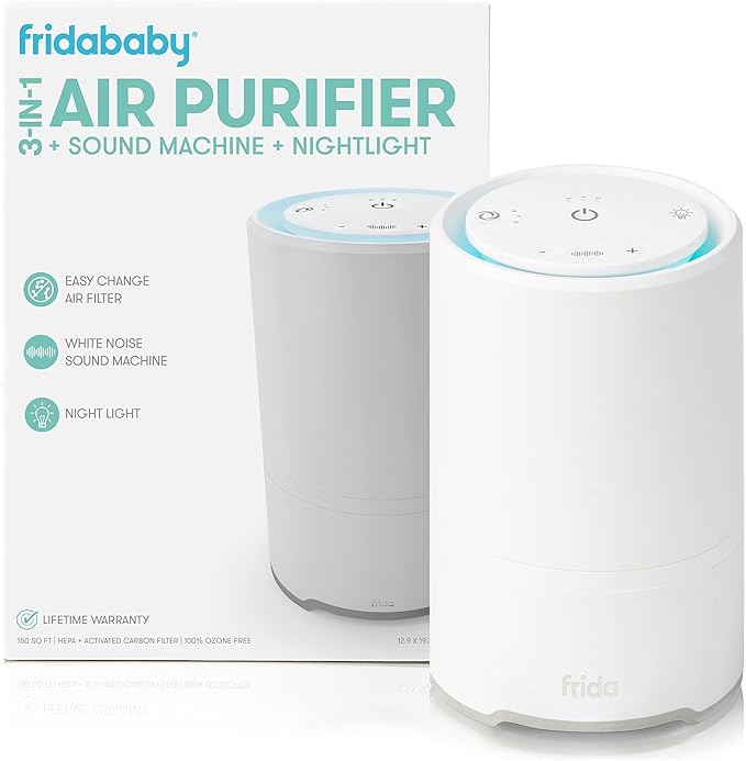 FridaBaby 3-in-1 Sound Machine, Air Purifier + Nightlight