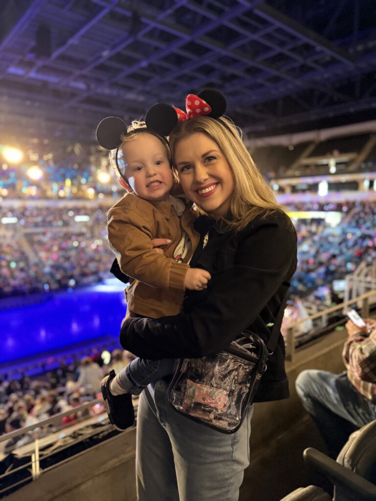 Sarah and Calvin Klongerbo at Disney On Ice